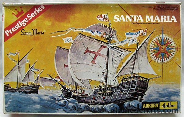 Heller 1/90 Santa Maria - Flagship of Christopher Columbus, 6503 plastic model kit
